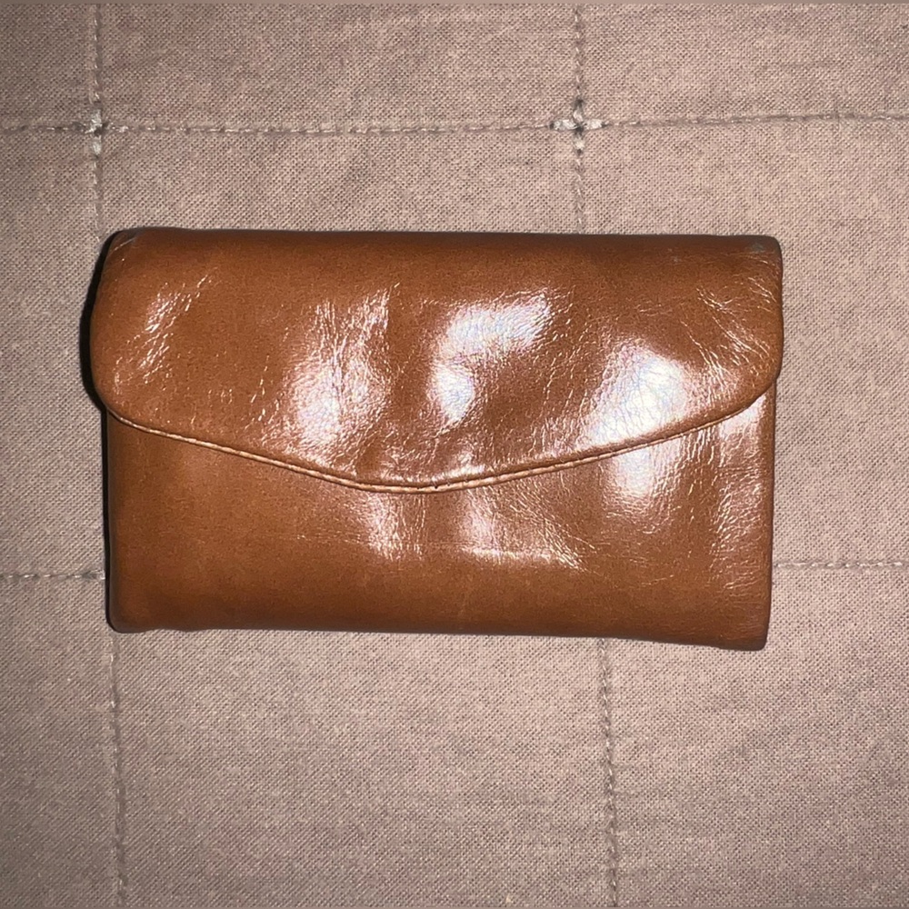 HOBO Brown Leather Wallet
